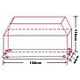 Outdoor Waterproof Barbecue BBQ Cover Grill Burner Cover 138X64X110Cm