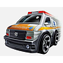 FisherPrice Rollers Cars Ambulance Freewheeling action push and roll