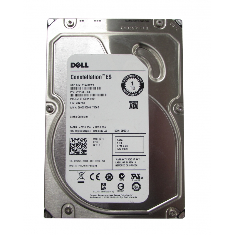 Hard Disk Dell ST1000NM0011 SATA 1TB 3.5-INCH HDD Used A