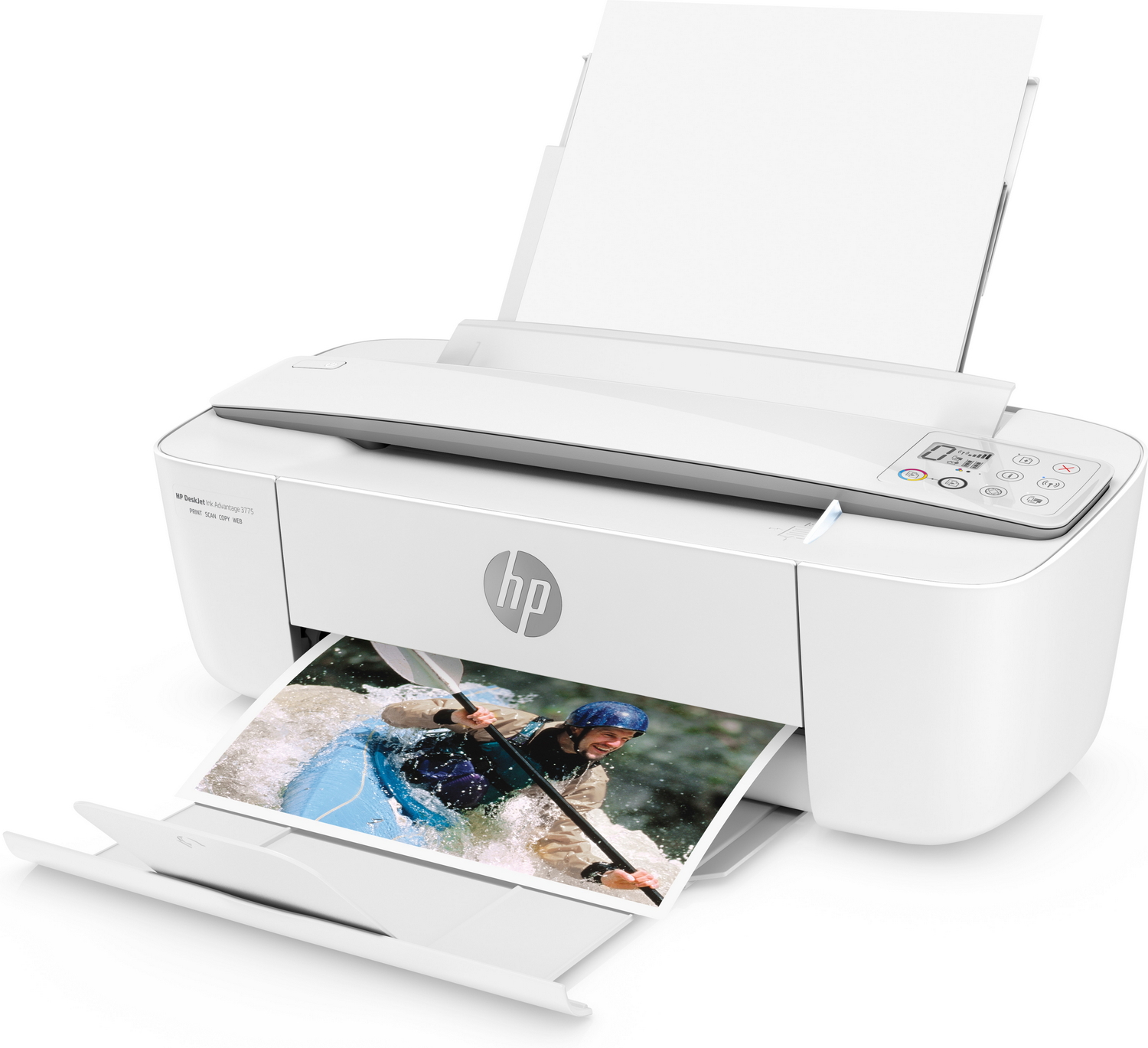 Hp Deskjet Ink Advantage 3775 Printer Not Include Ink upto A4 Multifunction Color world Smalest Printer Open Box