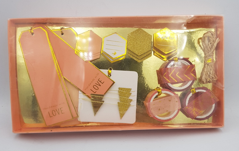 Hobby Flora Tags Gold