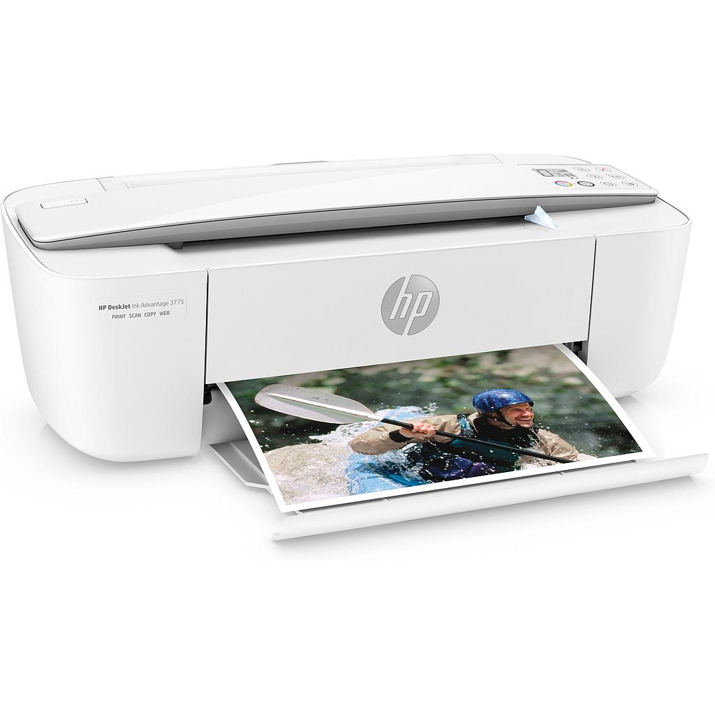 Hp Deskjet Ink Advantage 3775 Printer Not Include Ink upto A4 Multifunction Color world Smalest Printer Open Box