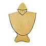 Bath Cape Medium Mustard Yellow Baby Bites 020 MOST POLL M New 120cm 71cm