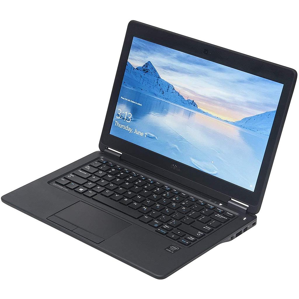 Dell E7250 Laptop Used B Intel i7 2.6 Ghz 8GB Memory 256GB mSATA 12.5 inch Swollen battery
