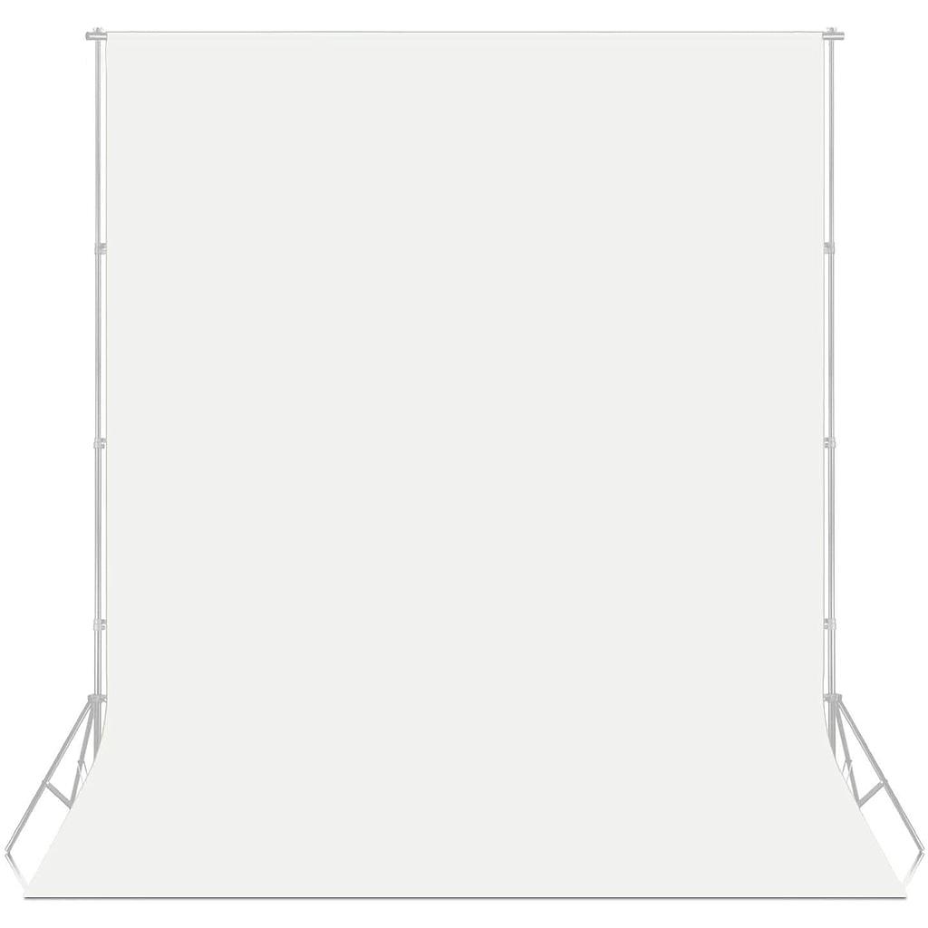 White PRO Photo Studio Muslin Collapsible Backdrop