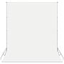 White PRO Photo Studio Muslin Collapsible Backdrop