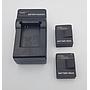 BPS AHDBT 001 Li ion Battery  Travel Charger For GOPRO 301 302 CA8002
