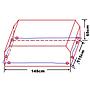 Outdoor Waterproof Furniture Cover 145X65X115Cm